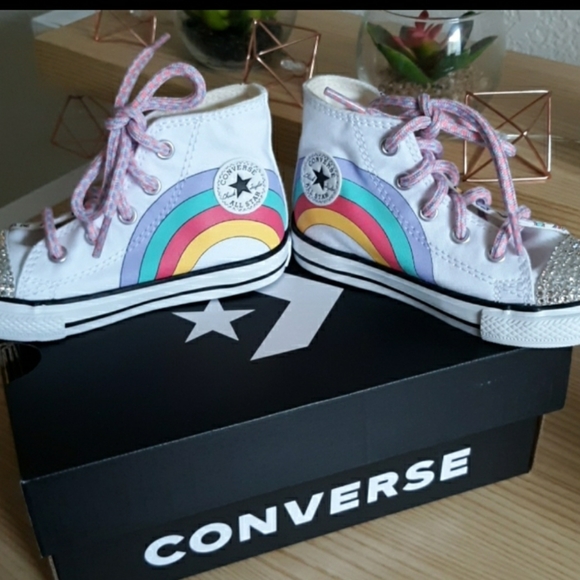 Bling Unicorn Rainbow Converse - Picture 5 of 6